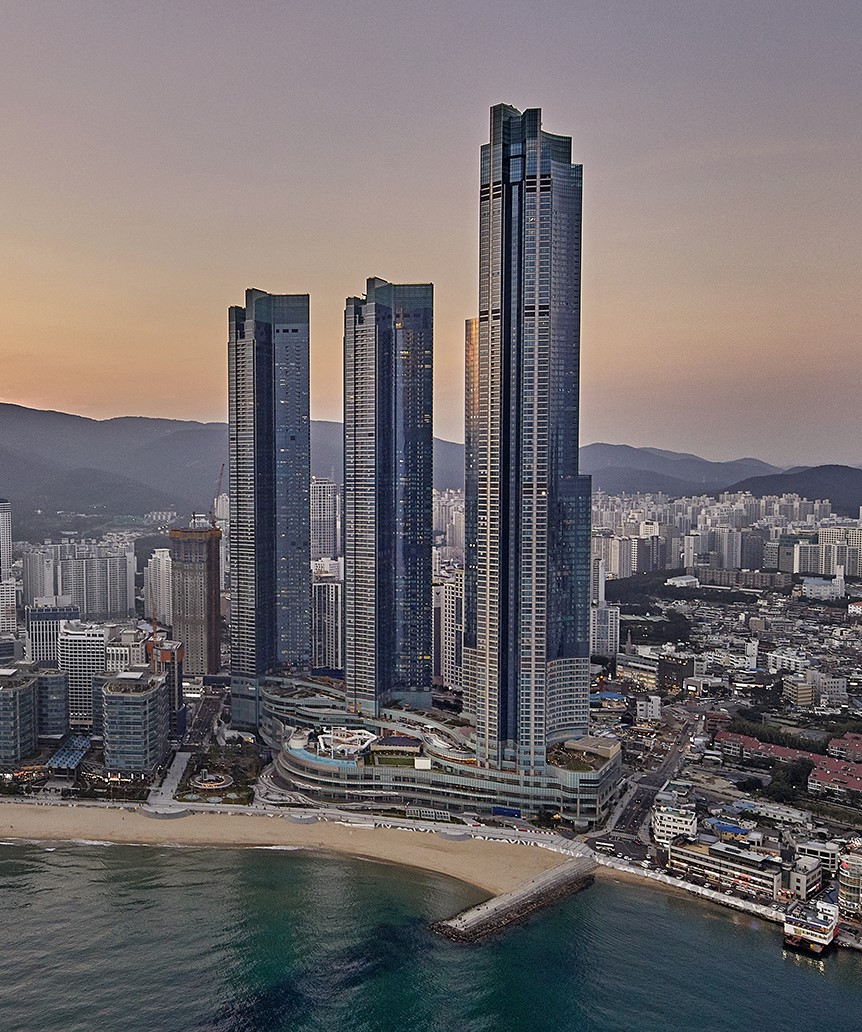 시그니엘 부산 외부